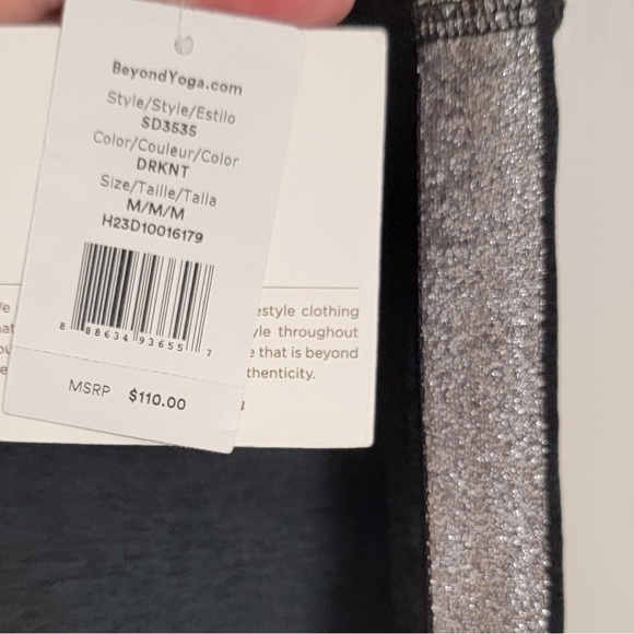 Beyond Yoga•Spacedye ‘Shine On’ High Waisted Midi Legging Side Stripe•NWT•Medium - Picture 7 of 15